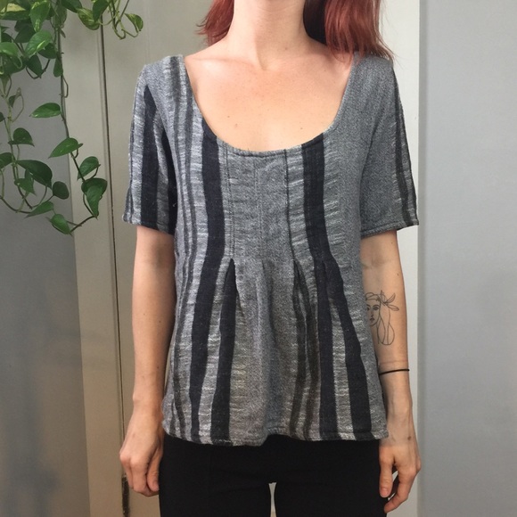 Ace & Jig Tops - Ace & Jig Plaid Shop Tee Soft Scoop Neck Shirt Top